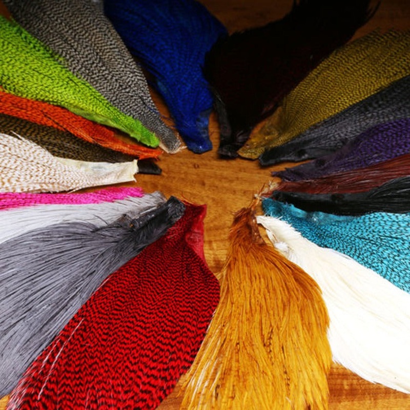 Hareline Half Rooster Cape|Black|Brown|Dun|Ginger|Grizzly