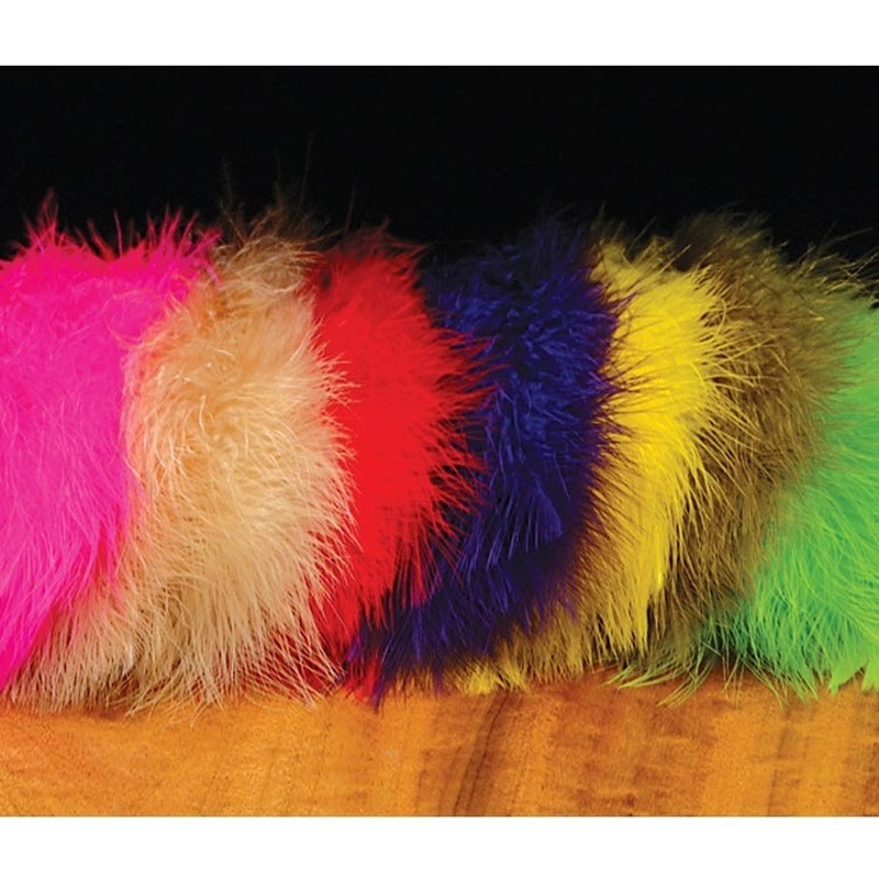 Hareline X-Select Marabou|Purple|Red|White|Olive|Black|Brown|Hot Orange|Olive Brown|Dark Olive