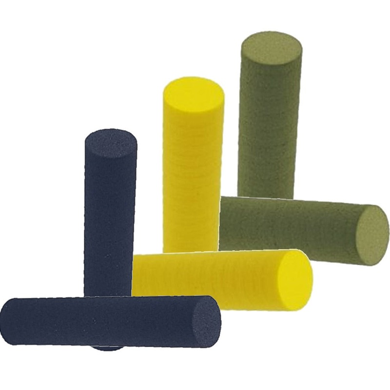 River Road Foam Cylinders|X Small|Small|Medium|Black|Olive|Yellow