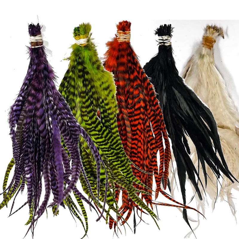 Whiting Schlappen Bundle 6-10|Black|Grizzly|Grizzly Orange|Grizzly Purple|Grizzly Fl Green Charteuse|White
