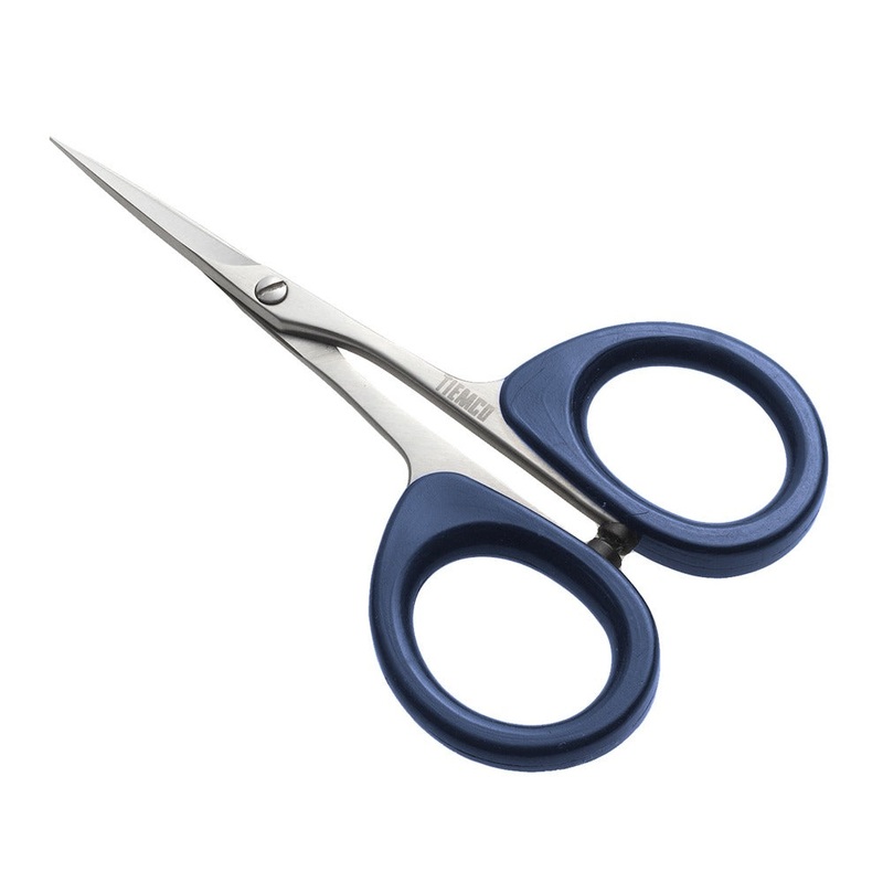 Tiemco Tying Scissors|Stainless|Fl Black