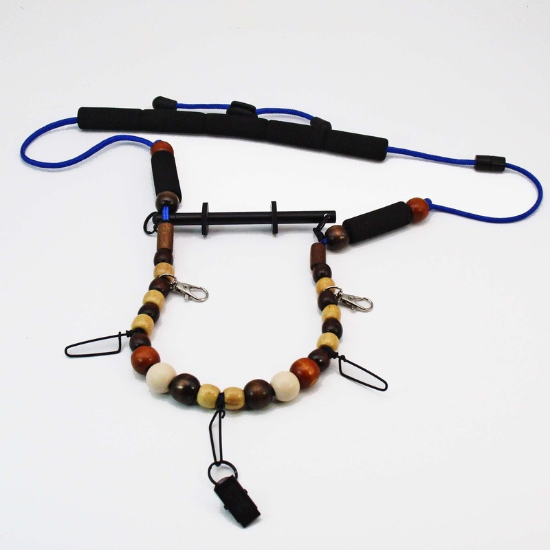 Fly Fishing Lanyard|Blue|Green|Orange