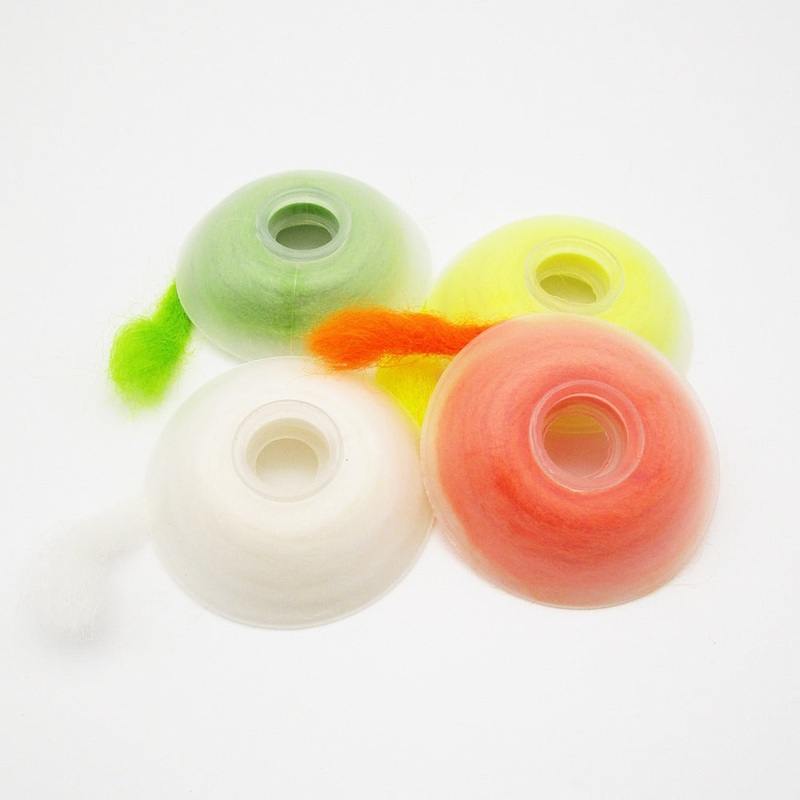 Strike Indicator Wool Spool|Green|Orange|Lemon Yellow|White