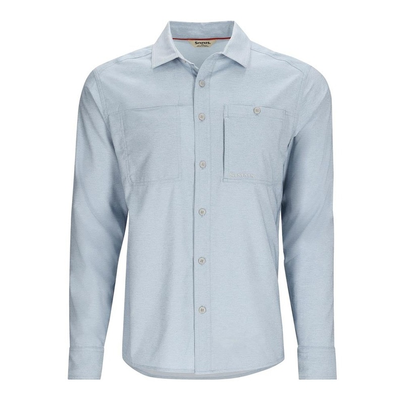 Simms Challenger Shirt|Steel Blue|Medium|Large|X Large|XX Large