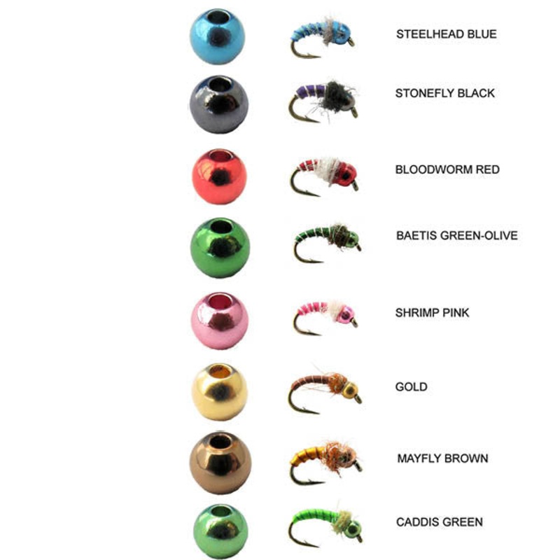 Nymph-Head FlyColor brass beads