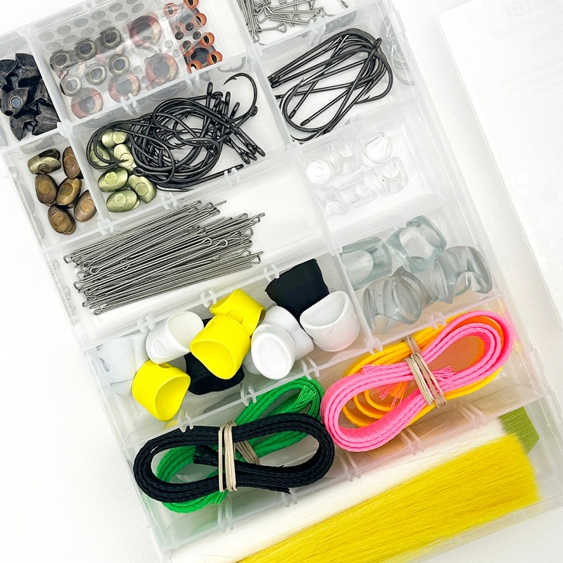 Bench Booster – Big Game Flies Materials Assortment