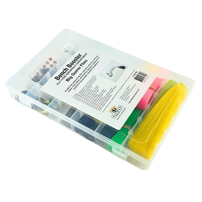 Bench Booster – Big Game Flies Materials Assortment