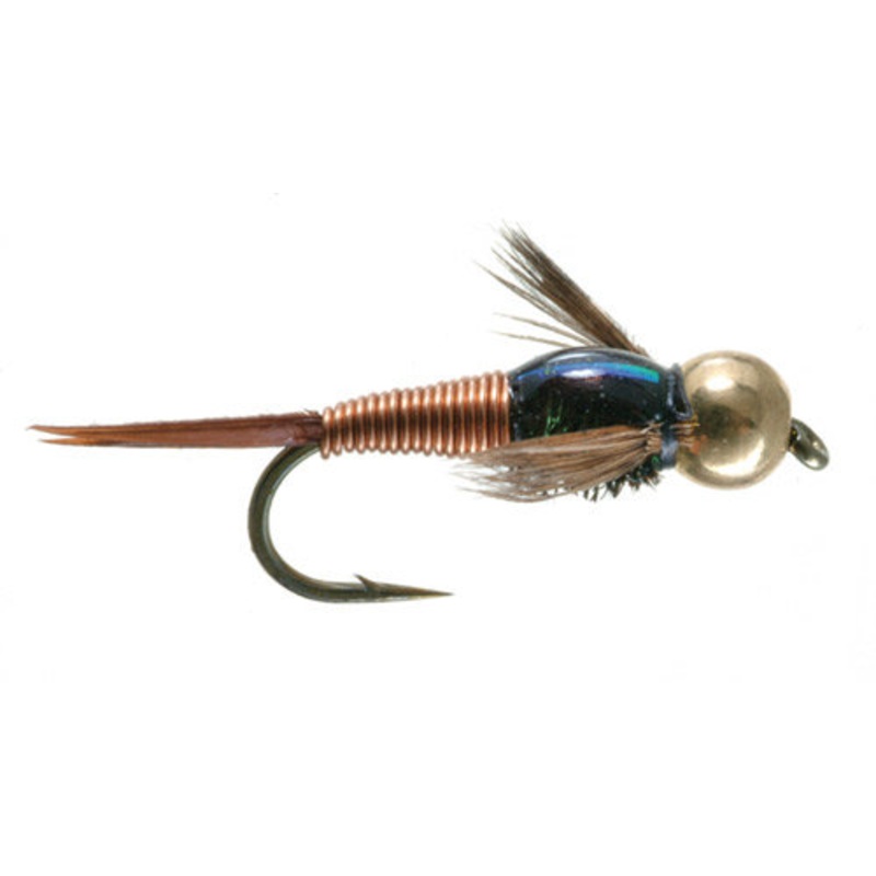 Barr’s Copper John|16|14|18|20|22|Copper/ Gold Bead|RED/ GOLD BEAD|BLACK/ GOLD BEAD|GREEN/ GOLD BEAD|ZEBRA/ SILVER BEAD