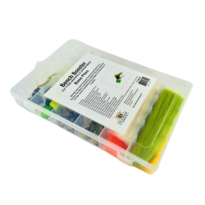 Bench Booster – Bass Fly Materials Assortment