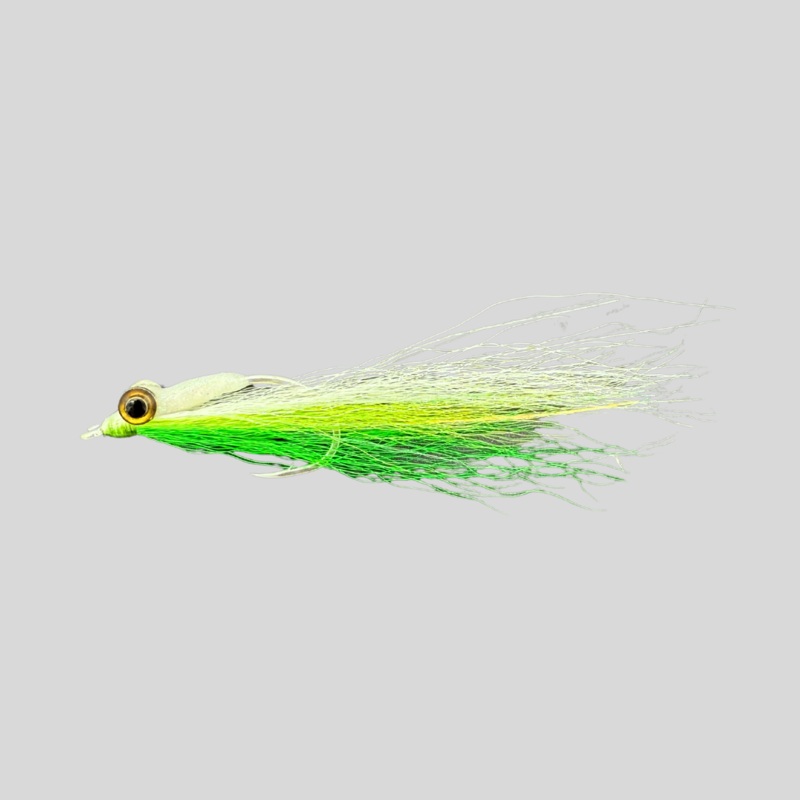 FS Clouser Minnow||2|1/0|2/0|4/0|Chartreuse & White|Tan & White|Olive & White