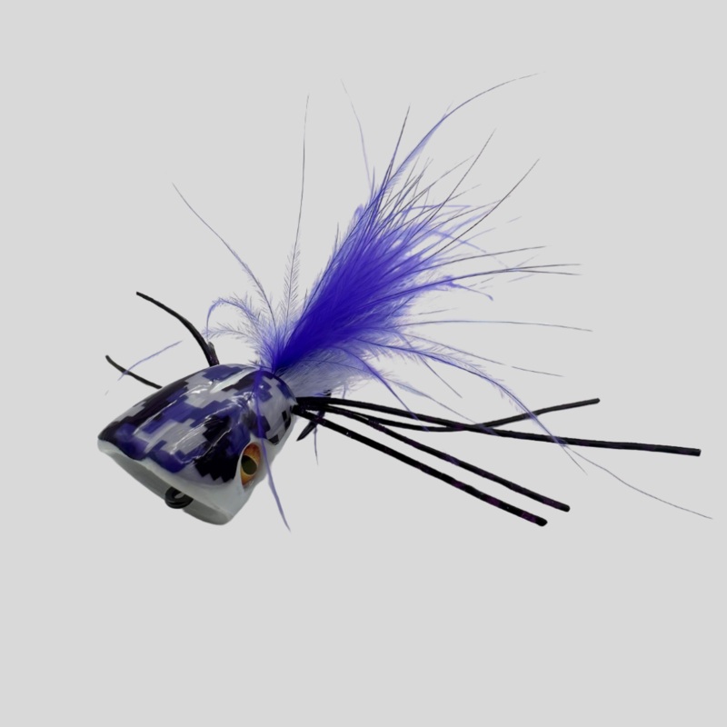 Surface Seducer Double Barrel Camo Bass Bug popper