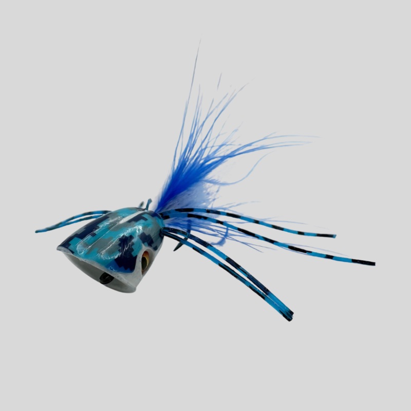 Surface Seducer Double Barrel Camo Bass Bug popper