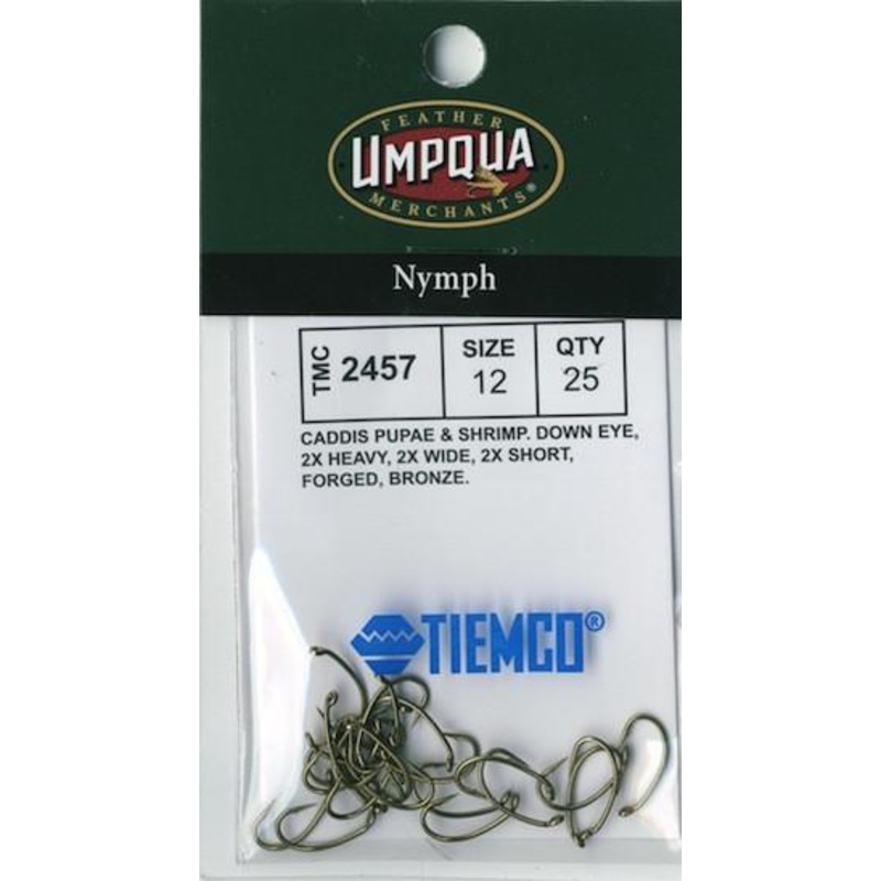 Tiemco 2457 Hook 25 Pack|10|12|14|16|18|06|08