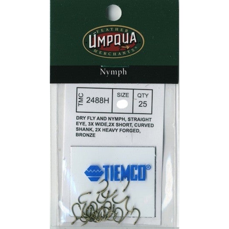 Tiemco 2488H Hook 25 Pack|14|16|18|20|22