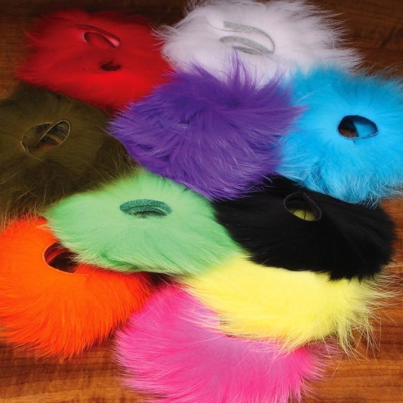 Arctic Fox Tail Hair|White |377|Black |11|Purple |298|Chartreuse|Olive|Brown|Tan