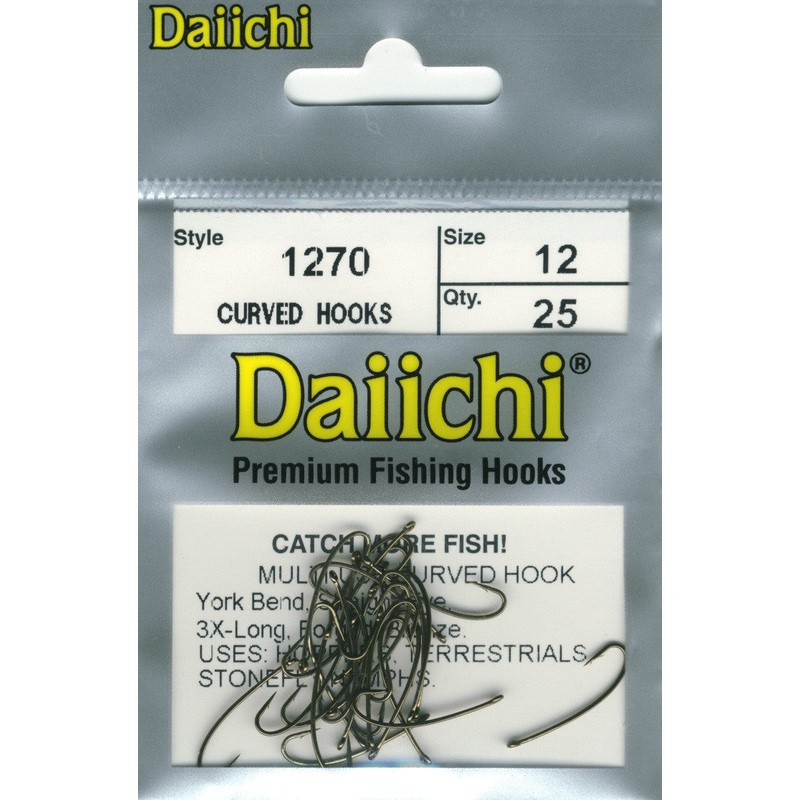 Daiichi 1270 3xl Curved Hook 25 pack