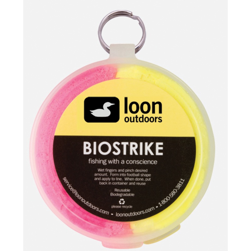 Loon Biostrike Indicator Foam|Orange|Hot Pink|50/50 Yellow/Pink|Yellow