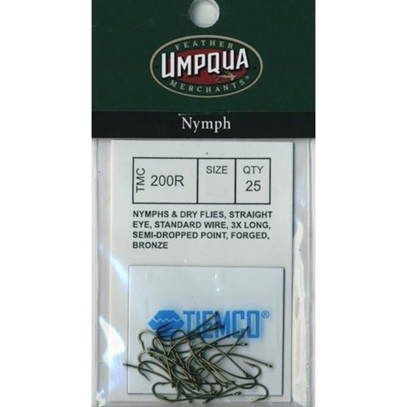 Tiemco 200R Hook 25 Pack|12|16|18|14|20|4|6|8|10|22