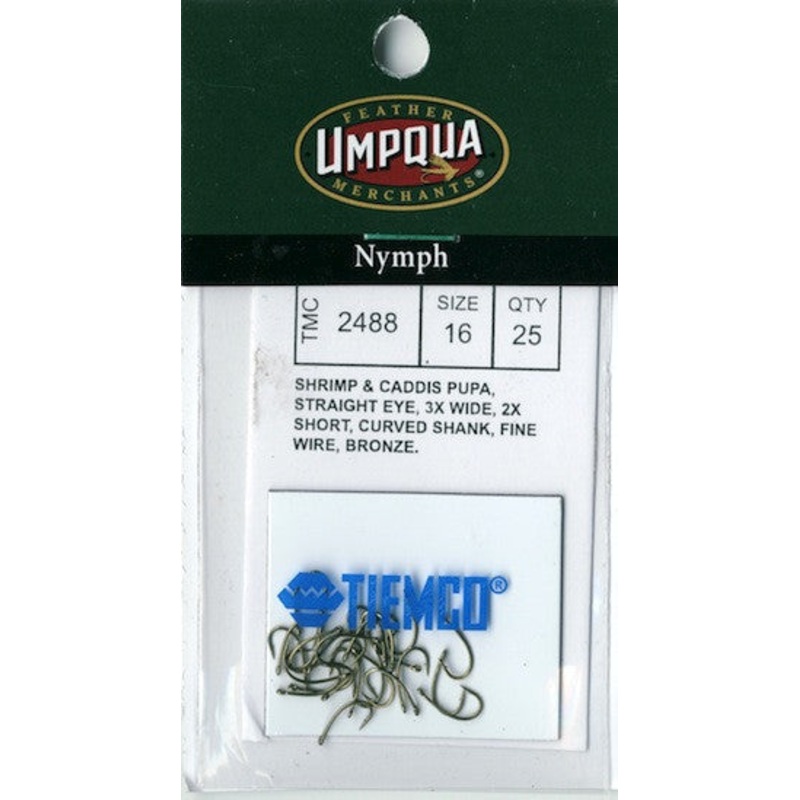 Tiemco 2488 Hook 25 pack|10|12|14|24|22|16|18|20|26