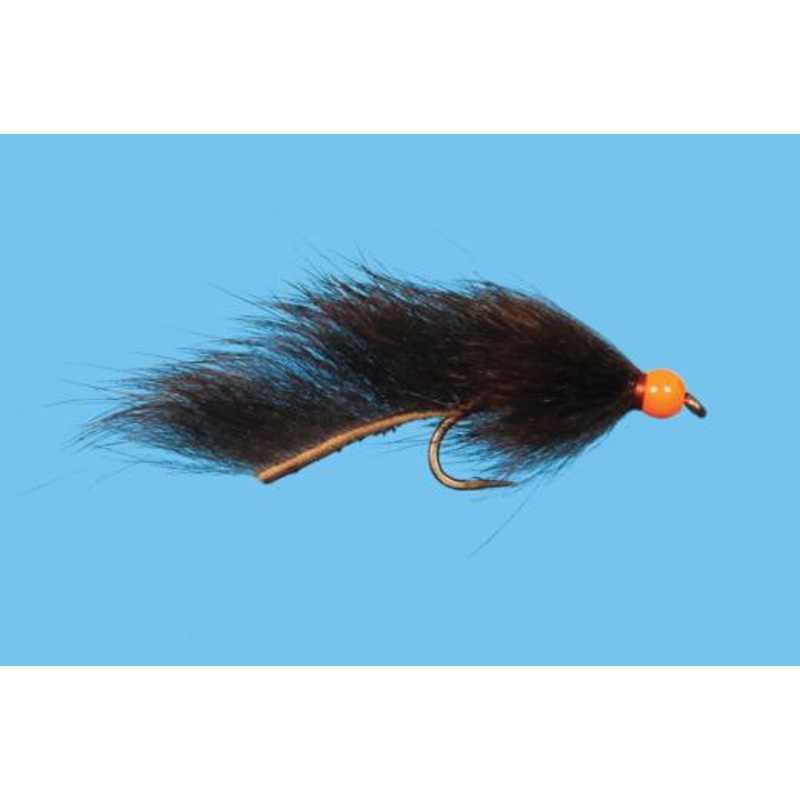 Hot Head Pine Squirrel Leech|Brown|Natural|Black|10