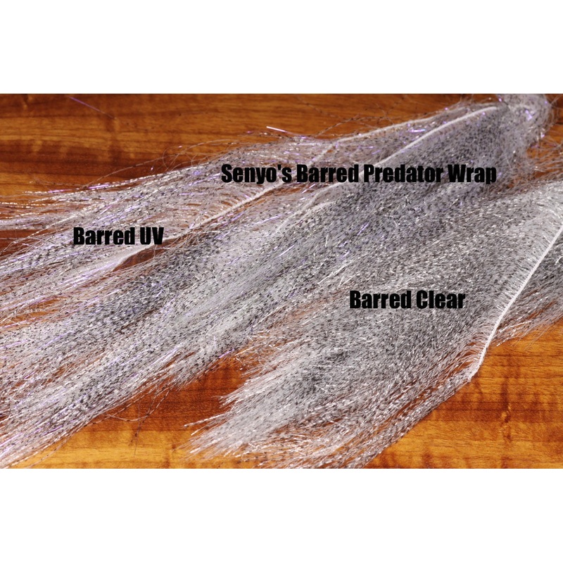 Senyo’s Barred Predator Wrap||1 Barred Clear||2 Barred UV||10 Purple||11 Black and Red||3 Blue||4 Fl. Chartreuse UV||5 Black and Fl. Chartreuse||6 Fl. Orange UV||7 Black and Fl. Orange UV||8 Black and Olive UV||9 Pink UV
