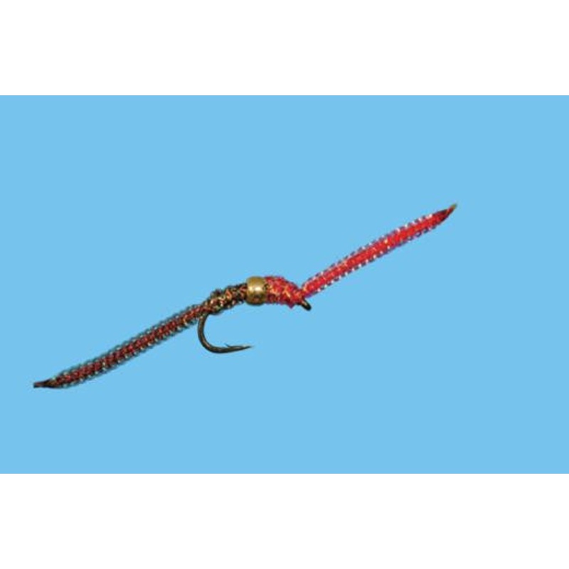 Tungsten G String Worm|Brown/Red|Brown/Pink