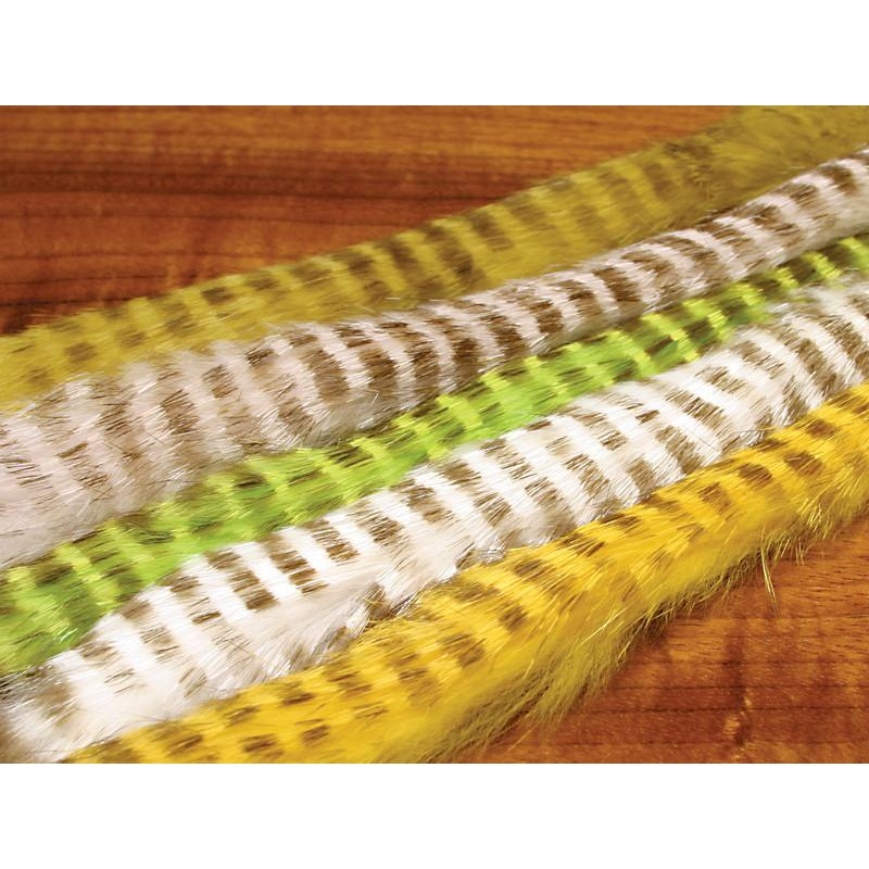 Hareline Dubbin Magnum Tiger Barred Rabbit Strips
