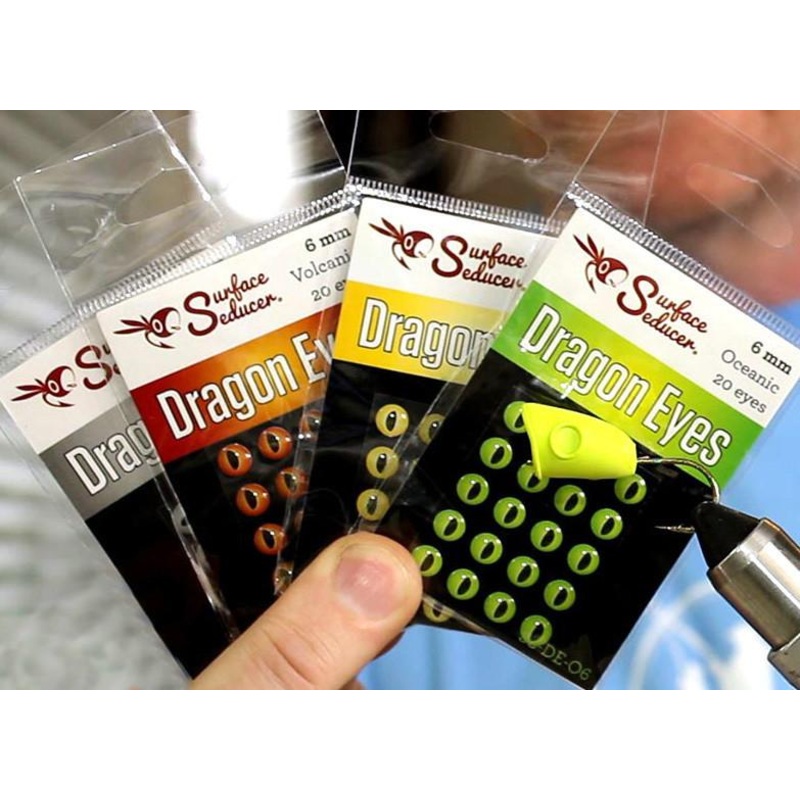 Dragon Eyes|Arctic Grey/White|Oceanic Green|Tropic Yellow|Volcanic Red|6mm|4mm|8.5mm