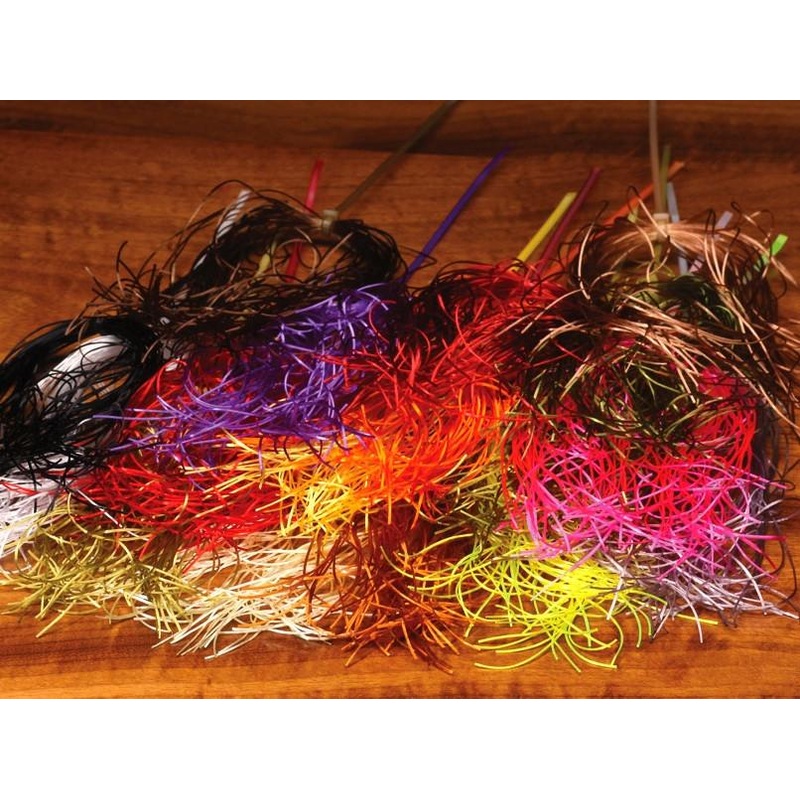 Hareline Life-Flex|Black|Brown|Red|Cream|Fl. Chartreuse|Blood Red|Copper|Dark Olive|Fl. Pink|Ginger|Kingfisher Blue|Light Gray|Light Olive|Olive|Olive Brown|Orange|Purple|Tan|White|Yellow|Fl Cheese|Fl Orange|Fl Shrimp Pink|Fl Yellow