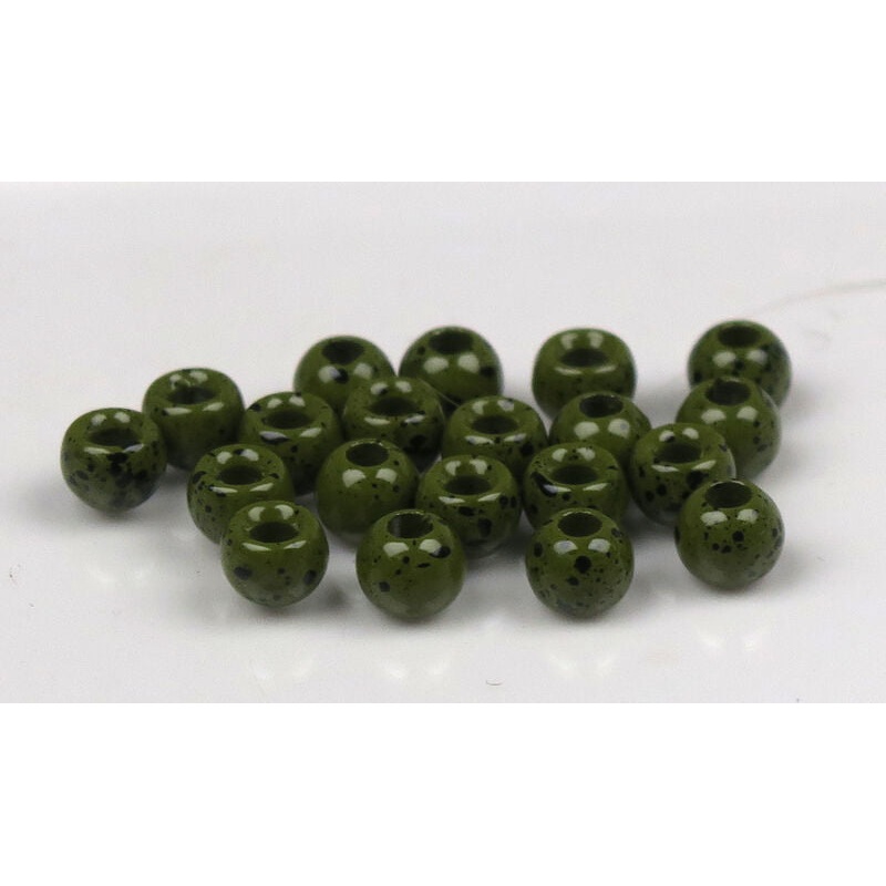 Hareline Plummeting Tungsten Beads Mottled Colors