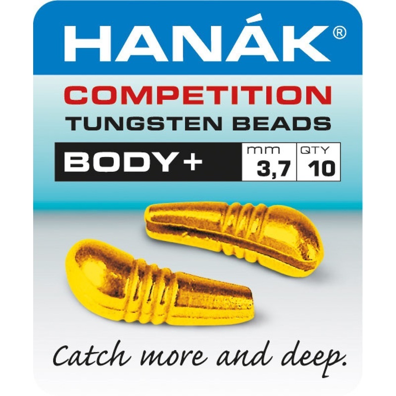 Hanak Tungsten Body+ 10 pack|Black Nickel|Copper|Gold|Silver|2.7 mm|3.2 mm|3.7 mm