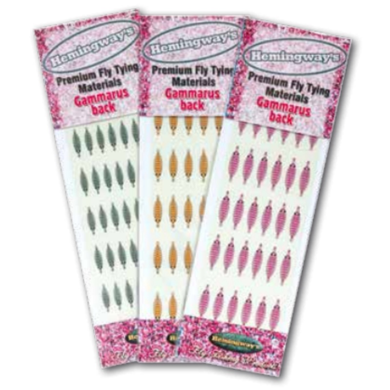 Hemingway Gammarus Back|Gray|Pink|Orange|Green|Tan|Light Olive|Olive|Salmon