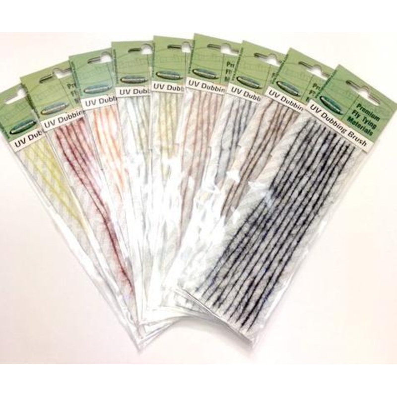 Hemingway UV Dubbing Brush|Black|Yellow|Brown|Orange|Light Brown|Gray|Olive|Red Brown|Light Olive