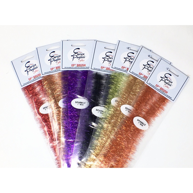 EP Sparkle Brush 1|Copper|Black/Purple|Lemon Chartreuse|Red|Pearl|Purple/Fuschia|Golden Orange|Blue Magic|Speckled Gold|Silver|Holographic Silver|Root Beer|Pearl Magic|Peacock|Translucent