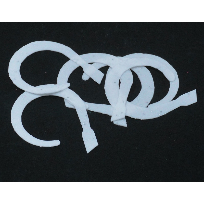 Wapsi Fly Tails|Pink/Pearl/Silver|Pumpkin/Black Flake|Olive/Black|Solid Black|Clear/Pearl Silver Flake|Chartreuse/Silver Flake|White/Silver Flake|Purple/Blue Flake|Fl Fire Orange/ Pearl Silver Flake|Pumpkin/Green Orange Black Flake|Crystal Cotton Candy|La