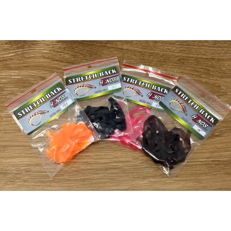 Hends Stretch Back 4 mm|Transparent|1|Orange/ Red|2|Ochre|4|Yellow|6|Brown Light|10|Orange|13|Brown Dark|14|Grey Dark|15|Pink Light|19|Rusty|22|Black|30|Khaki Brown|31|Olive Dark|32|Olive Brown|34|Olive Light|39|Beige|40|Pink Fluorescent|41|Yellow Fluores