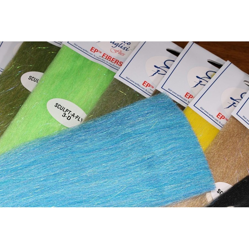 EP Sculpt-A-Fly Fibers|Black |42|Purple|Red |16|Sand |3|Tan |6|White |1|Yellow |4|Back Country|Baitfish Belly|Baitfish Olive|Brown|Chartreuse|Mystic Black|Bucktail White|Mystic Purple|Wild Peacock|Grey |13|Olive