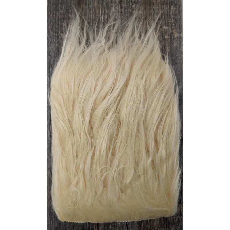 Hareline Dubbin Pseudo Hair|White |377|Peach |281|Sand |331|Tan |369|Orangutan Rust |272|Black |11|Dark Olive|Golden Olive|Brown|Yellow|Red|Olive|Hot Pink|Fl Orange|Fl. Chartreuse|Purple