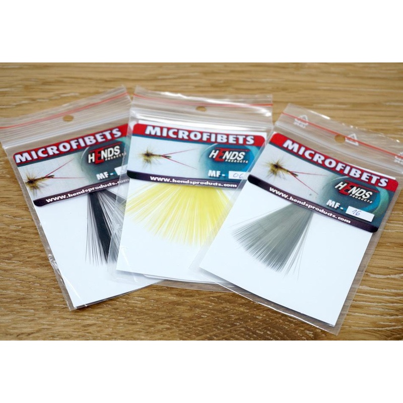 Hends Microfibbets|Transparent |1|Yellow |6|Grey |15|Iron Blue Dun |16|Beige |22|Black |30|Brown |33|Olive |34|Rusty |35|Olive Light |134