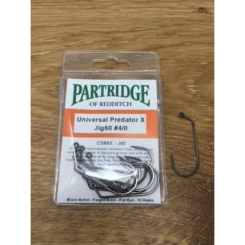 Partridge CS86X-J60 Universal Predator X Jig 60 Hook