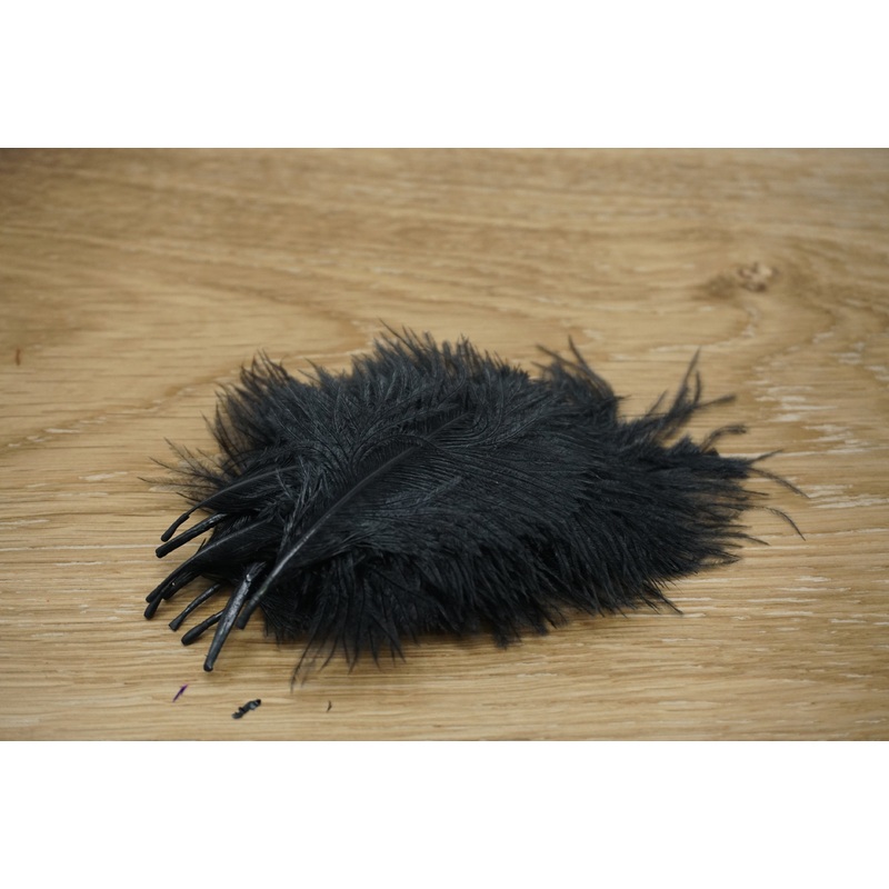 Wapsi Ostrich Marabou|Black|Red|Burnt Orange|Tan|Ginger|Olive|Sculpin Olive|Sand|Fl. Fire Orange|Fl. Chart|Fl. Orange|Fl. Pink|White|Purple|Yellow|Light Olive|Shad Gray|Fl. Yellow|Brown|Amber