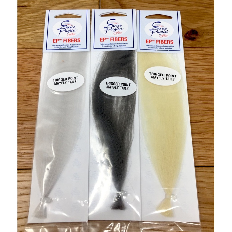 EP Trigger Point Mayfly Tails|Dun|Cream|Light Dun|White|Brown|Lt Brown|Black|Olive