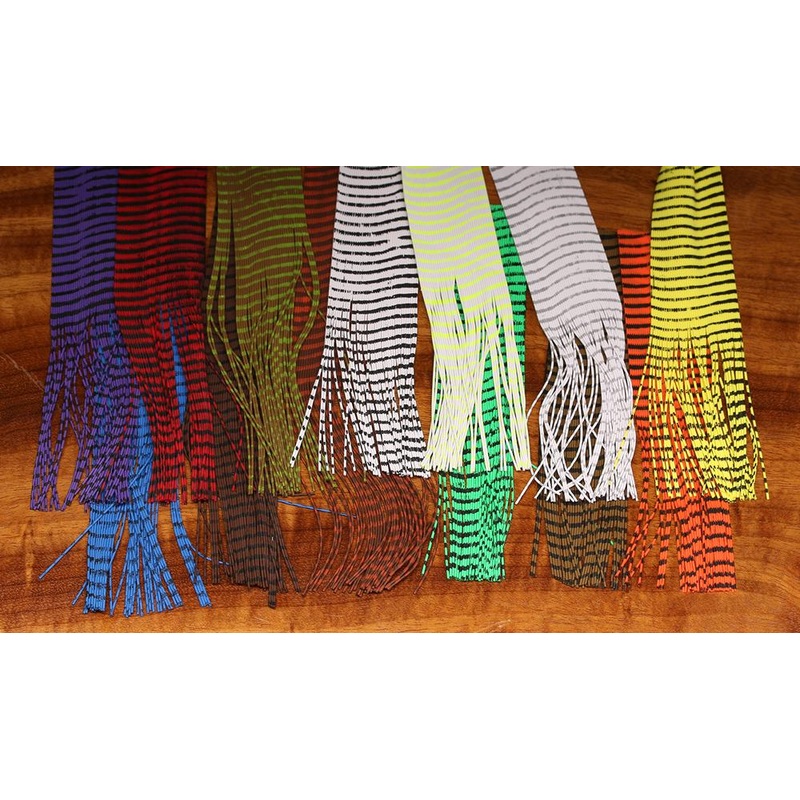 Hareline Tarantu-Leggs|Blue Black Barred |1|White Black Barred |10|White Fl Yellow Chartreuse Barred |11|White Silver Barred |12|Yellow Black Barred |13|Brown Black Barred |2|Brown Orange Barred |3|Dark Tan Black Barred |4|Green Chartreuse Black Barred |5