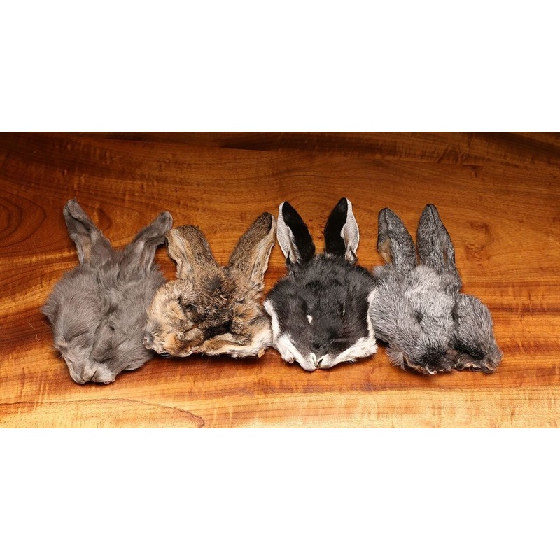 Hareline Bunny Mask Natural||4 Black