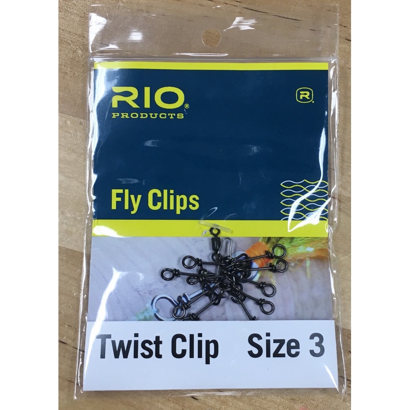 Rio Fly Clips – Twist Clips|Black|1|2|3