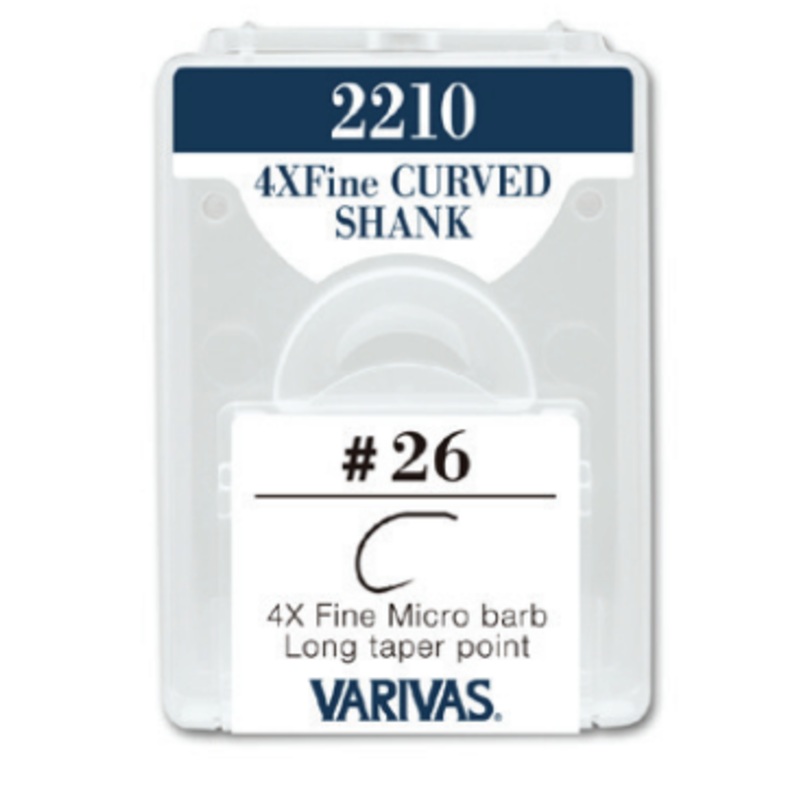 Varivas 2210 Curved 4x Fine Hook 30 Pack