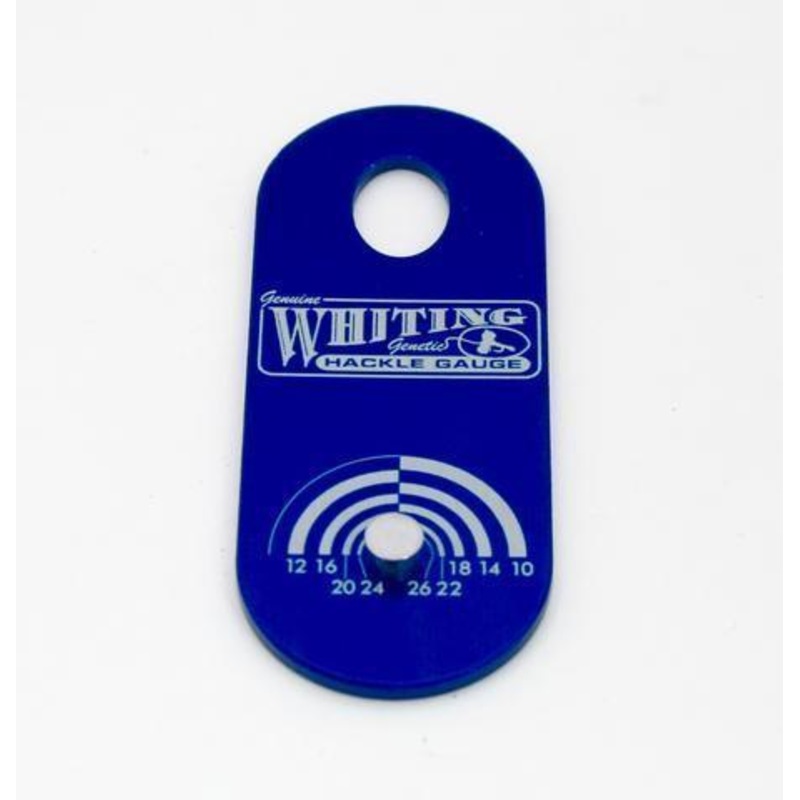 Whiting Farms Hackle Gauge|Blue|Slate|Ruby