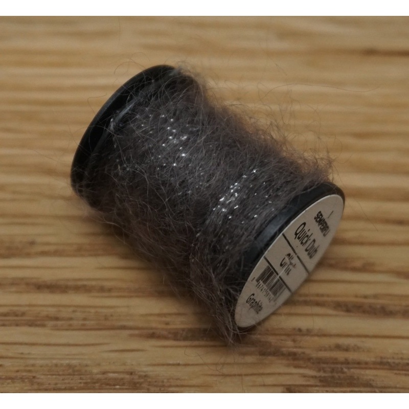 Semperfli Quick Dub Glint|Graphite|Grey|Shrimp Pink|White