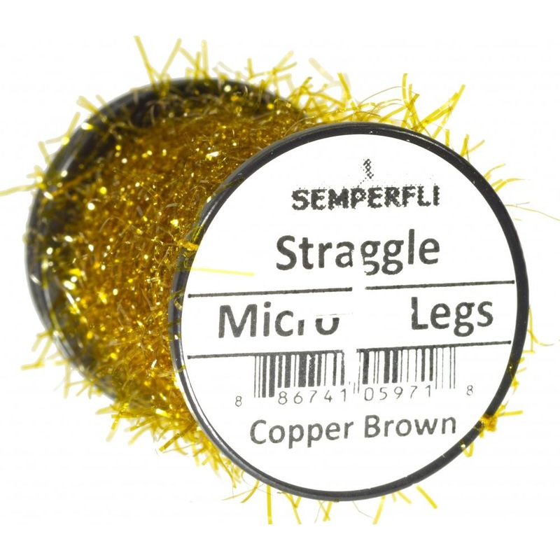 Semperfli Straggle Legs|Black|Brown|Copper Brown|Fluoro Dark Pink|Fluoro Green Rhyacophila|Fluoro Orange|Fluoro Red|Fluoro Sunburst|Fluoro Yellow|Grey|Litchen|Olive|Peacock Green|Red|Sky Blue|Shell Pink|White