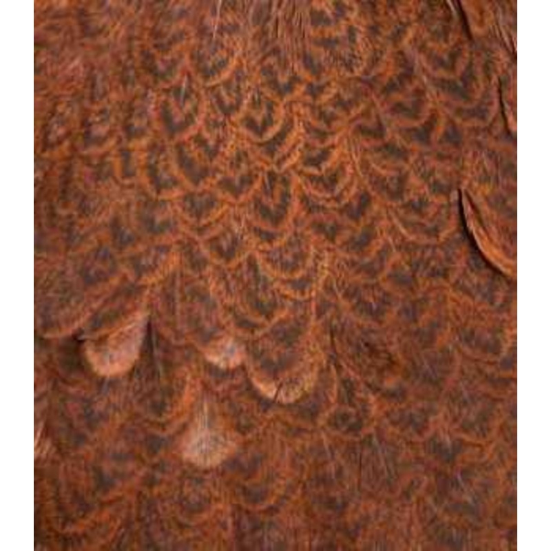 Whiting Brahma Hen Saddle|Golden Brown|Natural Brown|Mottled Grey dyed Golden Straw|Grey|Burnt Orange|March Brown|Mottled Grey dyed Tan|Mottled Grey dyed Golden Olive|Pale Yellow|Olive|Dark Dun